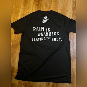 Men’s Marines Black Motivational Men's Tee